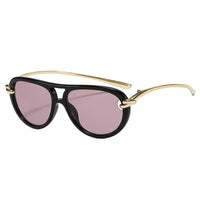 Popular Fashion Double Bridges Pilot Women Luxury Sunglasses Brand Designer 🕶️