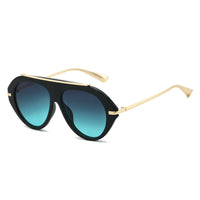 Luxury Oversized Pilot Sunglasses Unisex  Gold Frame Vintage Shades 🕶️