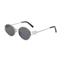 Retro Small Frame Woman Man Metal Cat Eye Glasses Shades UV Protection Sun Glasses✨