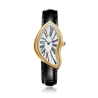 Surrealist Art Melting Clock Watch Unique Soft Time Quartz Wristwatch ⌚️