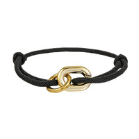 Rope Bracelet for Men Minimalist Gold Link 🔗
