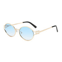 Retro Small Frame Woman Man Metal Cat Eye Glasses Shades UV Protection Sun Glasses✨