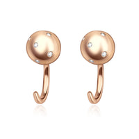 Rose Gold Series 925 Sterling Silver Flamingo Giraffe Star and Moon Flower Earrings ✨