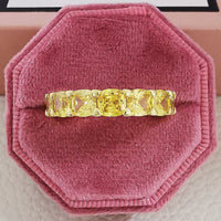 Luxury Green Black Pink Silver color Eternity Band Ring For Women 💍