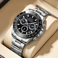 40mm Sport daytona f1 multifunctional, minimalist, high-end niche, luminous calendar, quartz watch