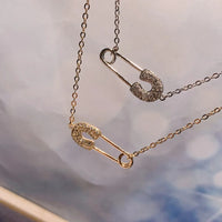 Dainty Initial Pin Choker Necklace Personalized Stackable Necklace 💎
