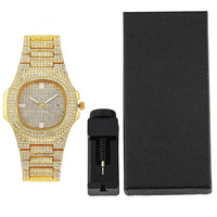 Full Diamonds Wrist Watch Bundled Jewelry Gift Box 💎