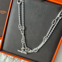 Farandole Jewelry Stainless Steel Necklace  Double Layer 🧡