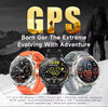 GPS Smartwatch for Men 1.7 HD Screen Military Smart Watch Flashlight IP68 Waterproof ⌚️