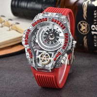 Full diamond Classic Quartz Watches Mens Case Business Luxury 💎