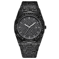 Royal Oak Style Luxury Hip Hop Iced Out Diamond Quartz Wrist Watch ⏱️