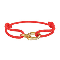Rope Bracelet for Men Minimalist Gold Link 🔗