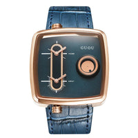 Zone Genuine Leather Square Watch ⌚️