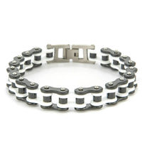 Bike Bicycle Chain 316L Stainless Steel Mens Bracelet ⛓