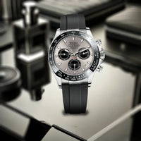 40mm Sport daytona f1 multifunctional, minimalist, high-end niche, luminous calendar, quartz watch