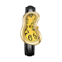 Surrealist Art Melting Clock Watch Unique Soft Time Quartz Wristwatch ⌚️