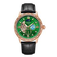 Luxury Men's Business Automatic Mechanical Skeleton Design Watch ⌚️