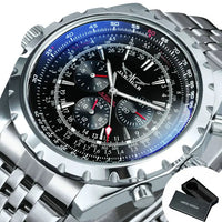 Automatic Watch for Men Military Multifunction 3 Sub-Dials Sports Mechanical Watches ⏱️