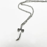Gothic Knife Dagger Pendant Chokers Necklace Jewelry 🔪