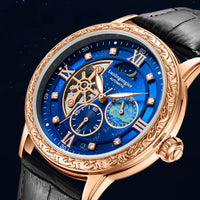 Luxury Men's Business Automatic Mechanical Skeleton Design Watch ⌚️
