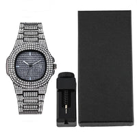 Full Diamonds Wrist Watch Bundled Jewelry Gift Box 💎