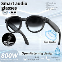 Smart Glasses Men Chat GPT 800MP Camera Bluetooth Call AI Translation Sunglasses 👓
