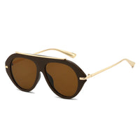 Luxury Oversized Pilot Sunglasses Unisex  Gold Frame Vintage Shades 🕶️