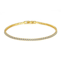 D VVS1 Moissanite Tennis Bracelet Original s925 Sterling Silver Plated 18k White Gold ✨