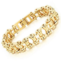 Bike Bicycle Chain 316L Stainless Steel Mens Bracelet ⛓