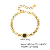 Vnox 5mm Width Adjustable Chain Bracelet for Men Jewelry ✨