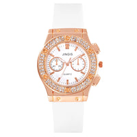 New Silicone Quartz Watch Diamond Watch Neutral Watch Alloy 💎