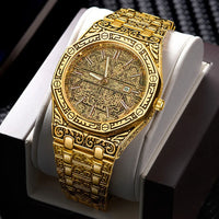 Luxury Men's Quartz Watch Retro Business Men Watches Large Dial ✨