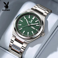 Brand genuine stainless steel men's quartz watch ⌚️