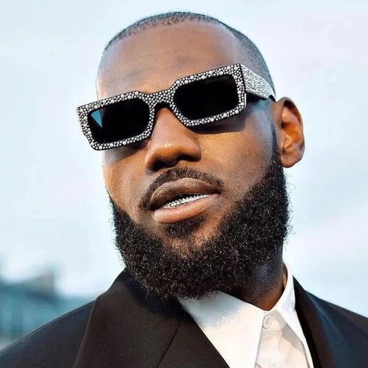 - Luxury Square Sunglasses Diamond Rectangle Sunglasses 🕶️