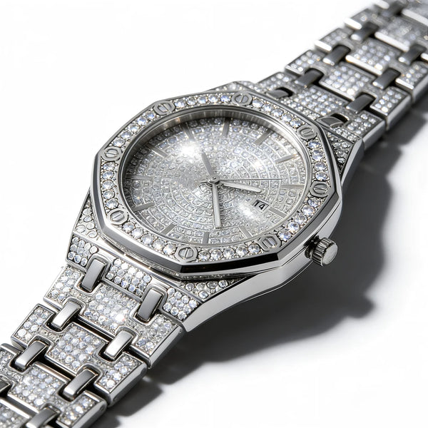 Luxury brand style style rhinestone quartz watch 💎