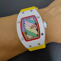 Luxury Candy Watch For Women Elegant Tonneau Original Design Watch 🍭