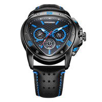 Luxury Chronograph Triangle Watch Men Top Watches Waterproof ⌚️
