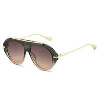 Luxury Oversized Pilot Sunglasses Unisex  Gold Frame Vintage Shades 🕶️