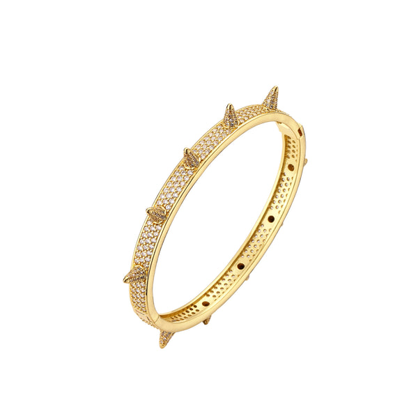 18K Gold Plated Brass Fashion Bracelets Female Temperament Simple Trendy Bracelet 💎