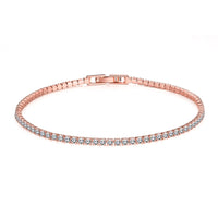 D VVS1 Moissanite Tennis Bracelet Original s925 Sterling Silver Plated 18k White Gold Full Diamond Bracelets✨