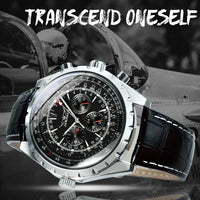 Automatic Watch for Men Military Multifunction 3 Sub-Dials Sports Mechanical Watches ⏱️