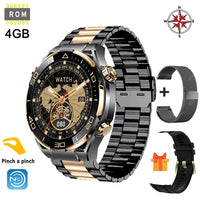New NFC Smartwatch Men 4GB ROM  Wireless 4GB ROM Bluetooth Call 📞⌚️