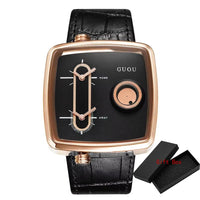 Zone Genuine Leather Square Watch ⌚️