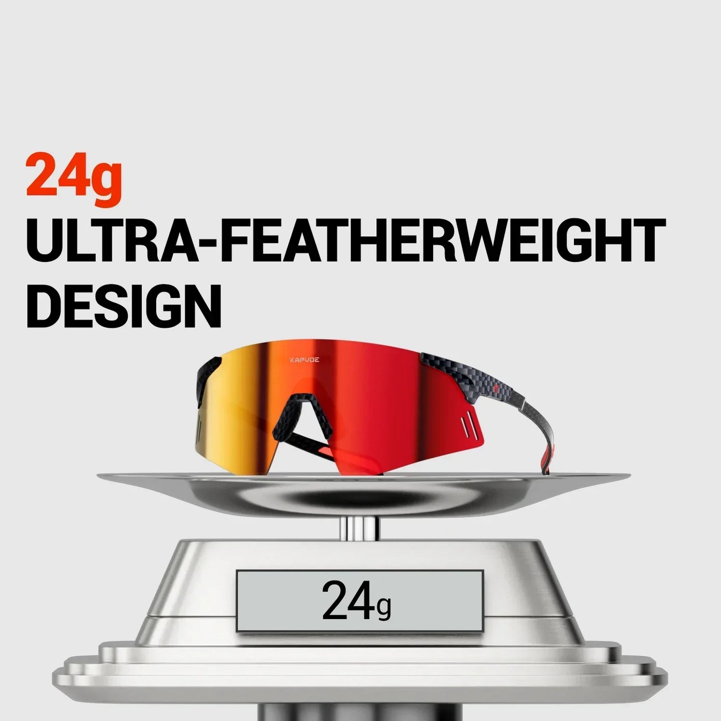 24g Lightweight Running Sunglasses Real Carbon Fiber Glasses Cycling Glasses