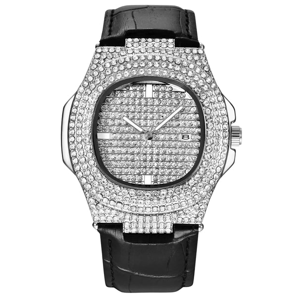 Leather Luxury Men's Watch ⌚️