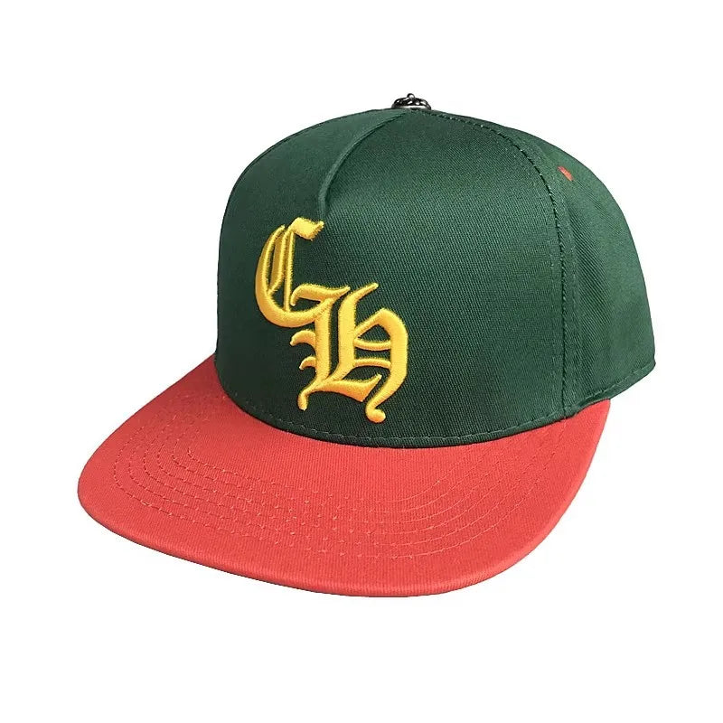 CRH Hip-Hop Hats, Men'S Red Baseball Caps, Casual and Versatile Peaked Hats  ⚜️