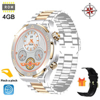 New NFC Smartwatch Men 4GB ROM  Wireless 4GB ROM Bluetooth Call 📞⌚️