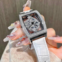 Rhinestone Detail Quartz Movement Watch ✨