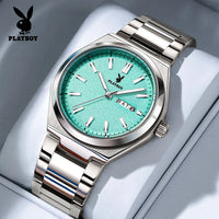Brand genuine stainless steel men's quartz watch ⌚️