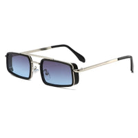 Square Sunglasses Women Men Metal Frame Rectangle Sun Glasses Oval Eyewear Sunglasses 🕶️